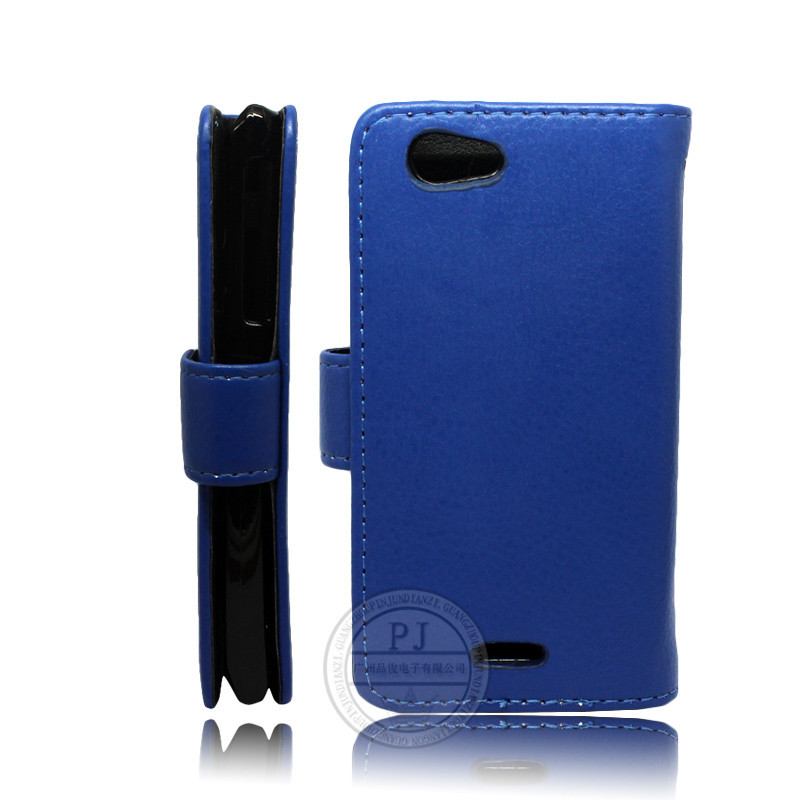 手机保护套-索尼ST26I 新款皮套 左右翻 荔枝纹