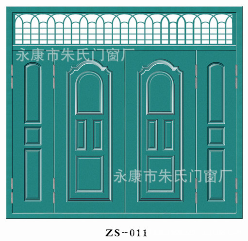 【简单实用的小区门\/车库门\/进户门 ZS-011】