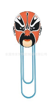 京剧脸谱硅胶书签