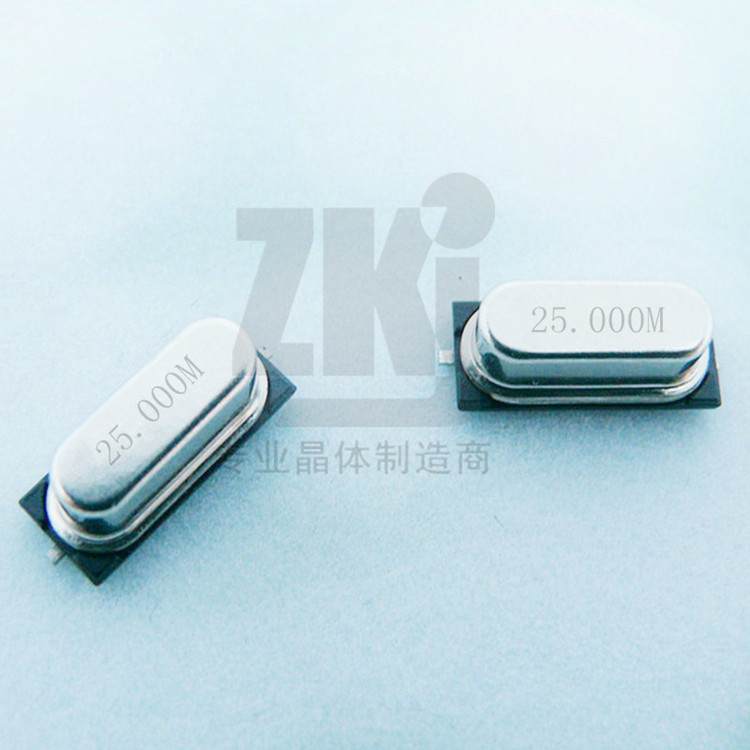 石英晶振 HC-49SMD 25.000MHz 2P2