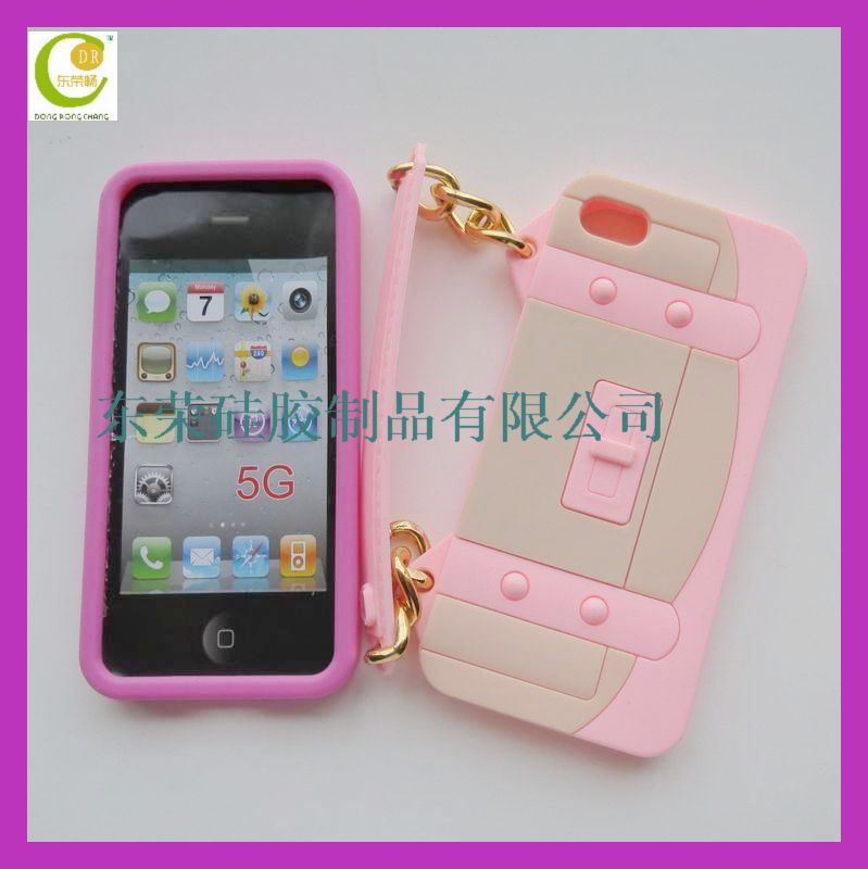 Iphone 5 handbag silicone cove