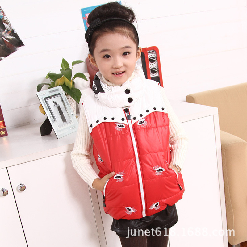 童装<em>女童</em>冬装外套2013冬装新款<em>韩版棉马甲</em> 图