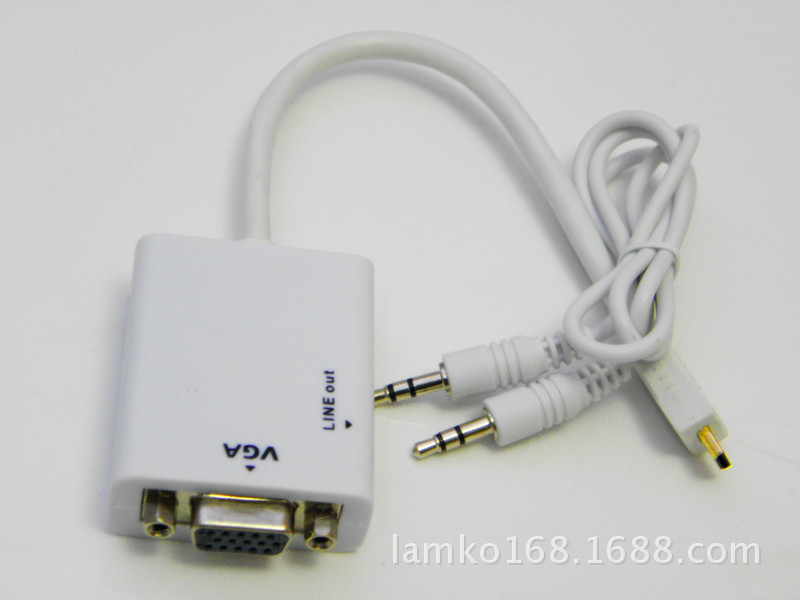 【VGA线 micro hdmi 电脑连接线】价格,厂家,图