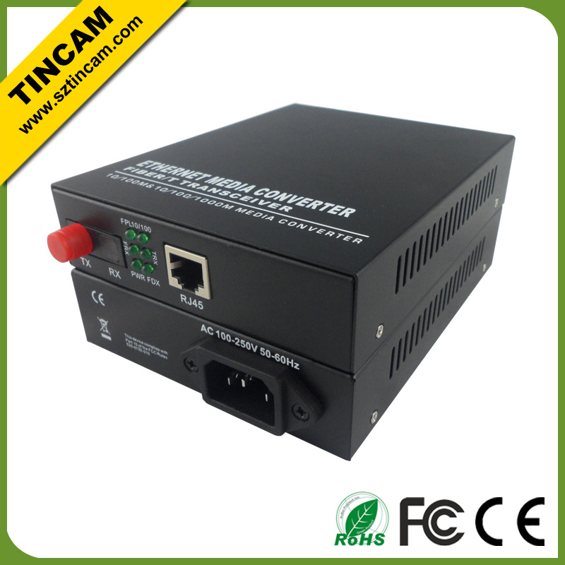 media converter FC Single fibe