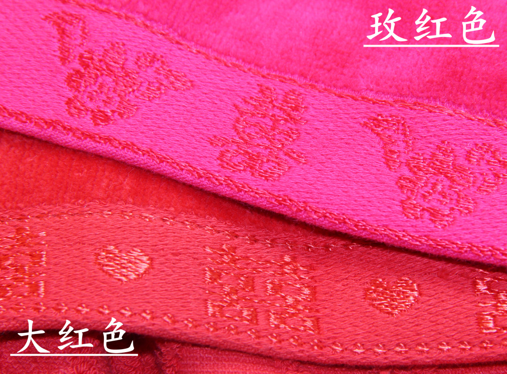婚庆枕巾
