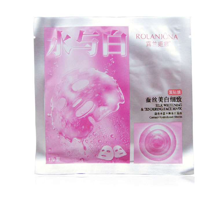 露蘭姬娜-水與白蠶絲美白細致面貼膜美白補水保濕正品_07