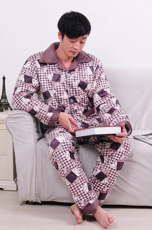 【2013冬季新款男士<em>珊瑚绒</em>超柔<em>棉睡衣男冬</em>加