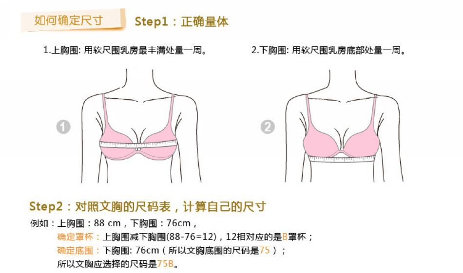 尺碼測量方法