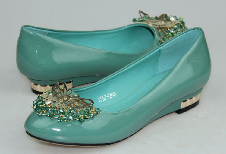 单鞋-<em>慧妹女鞋</em> 2013<em>新款</em>女鞋优雅蝴蝶结 粗跟