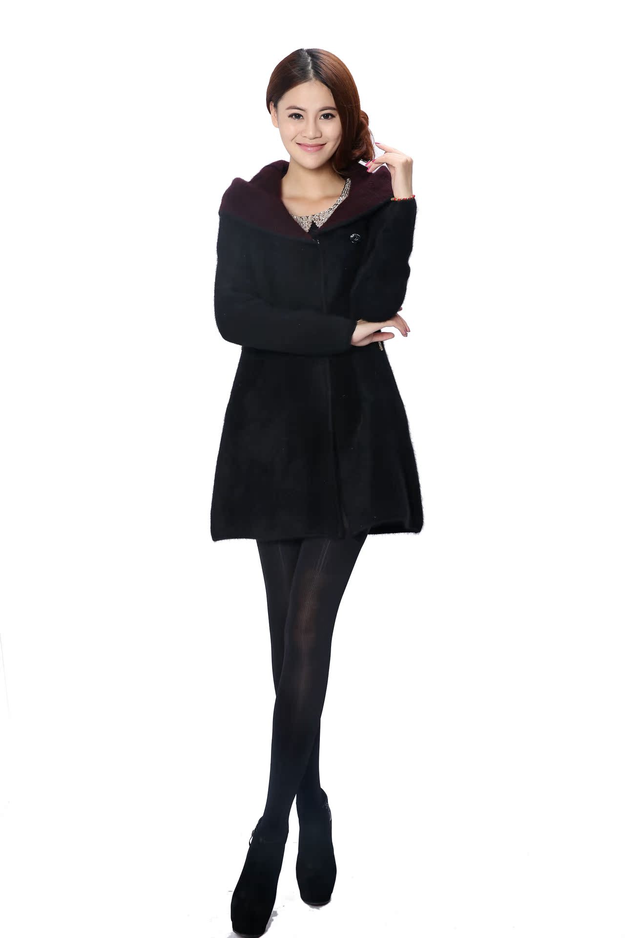 【2013冬季新款 <em>高档貂绒开衫</em>外套 彰显欧美风