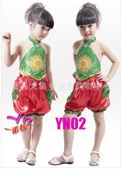 【元旦 男童<em>女童</em> 演出<em>舞蹈</em>服幼儿跳舞台装葵花
