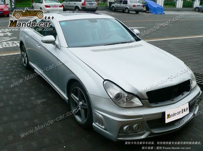 奔驰CLS级 C219 CLS350改wald大包围曼狄卡