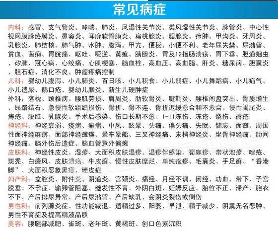 常見病癥
