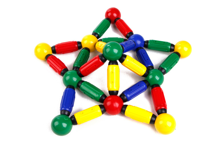 智邦磁力棒玩具 88片儿童益智玩具3岁以上智力玩具磁铁积木