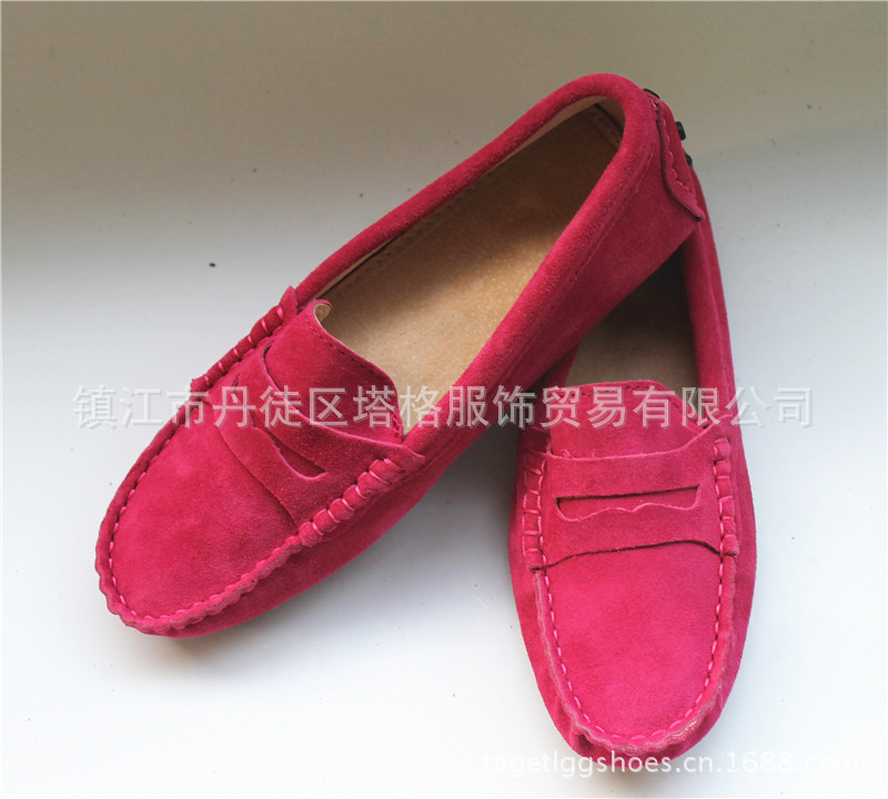 批发采购单鞋-新款真牛皮舒适<em>豹纹</em> 牛皮<em>女鞋T</em>