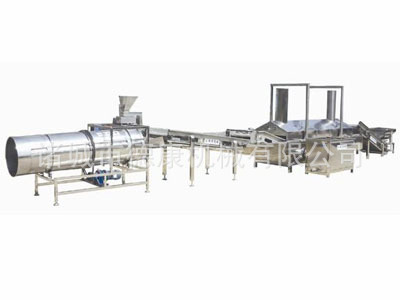 连续式油炸机流水线