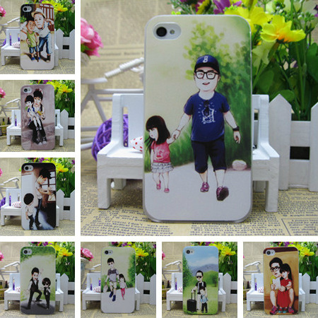 新款爸爸去哪兒同款 iphone5手機殼 蘋果4s手機套 5s保護殼 浮雕工廠,批發,進口,代購
