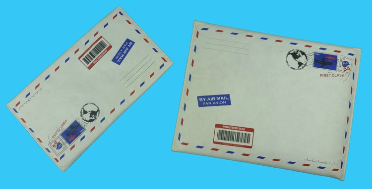 怀旧信封样式 ipad保护皮套及护照夹包 A4001