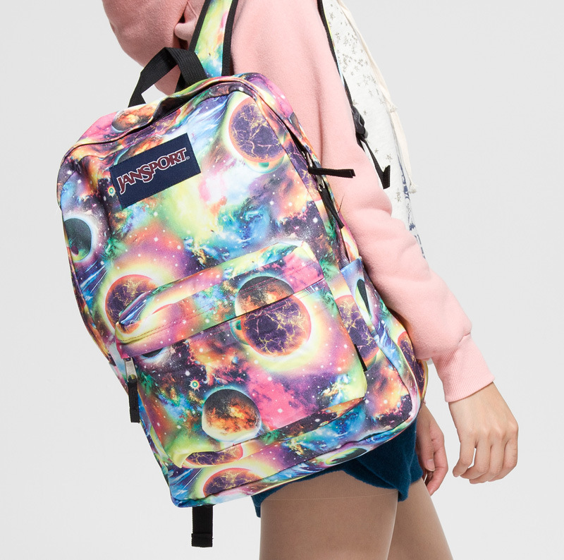 韩版涂鸦包包男女式中学生书包电脑包旅行背包