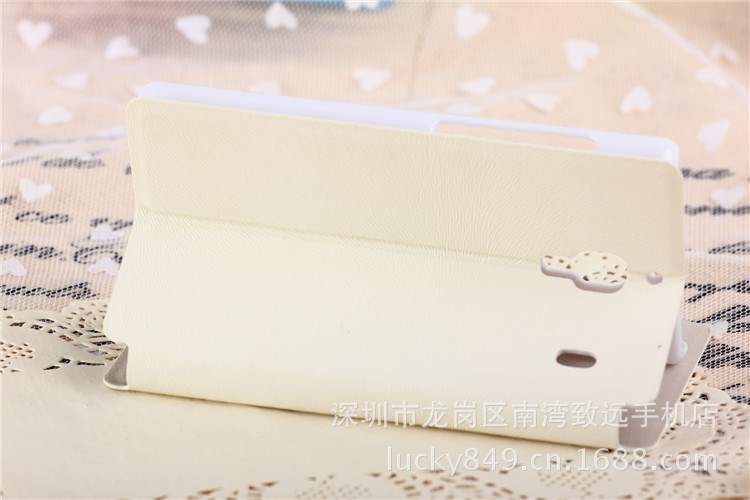 【厂家直销小米老鼠纹手机壳 红米手机皮套 可