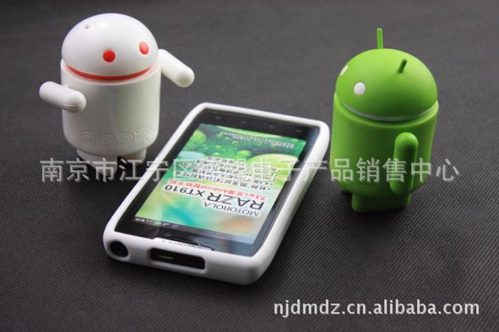 【moto xt910 双色壳 变形金刚硅胶手机壳批发