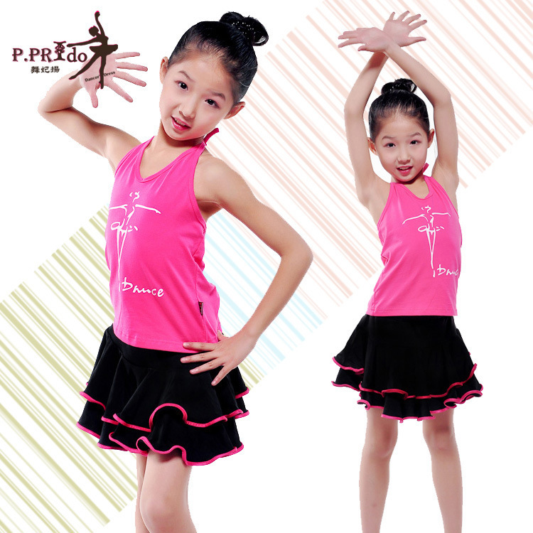 KD1236舞妃扬 春夏吊带款 儿童<em>拉丁</em>裙 舞蹈表