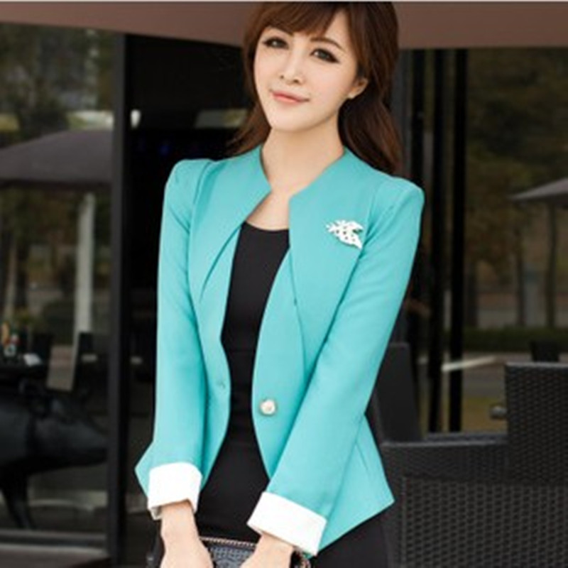 2013新款秋装 修身韩版小<em>西服外套</em>一粒扣女装