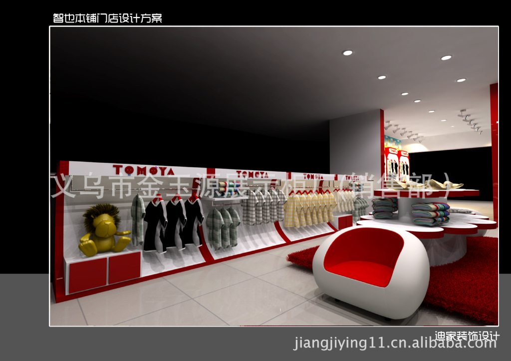 【供应全国品牌童装展示柜 连锁形象专柜生产