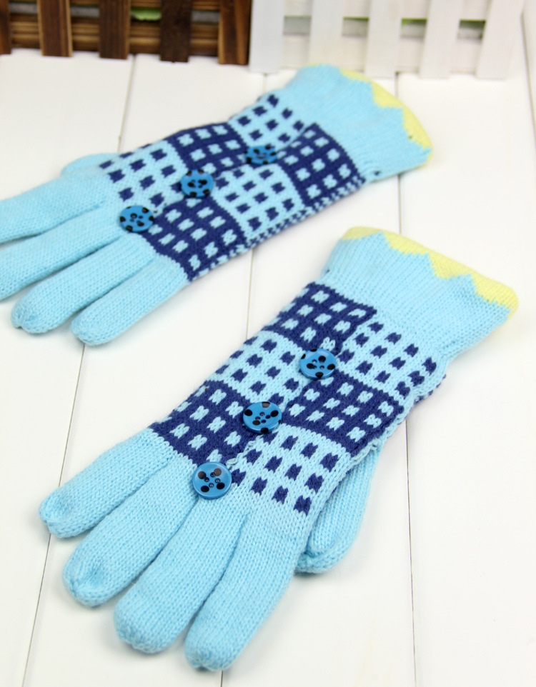 2013 <em>手套</em>批发6106新款女士<em>手套小魔女</em>针织保