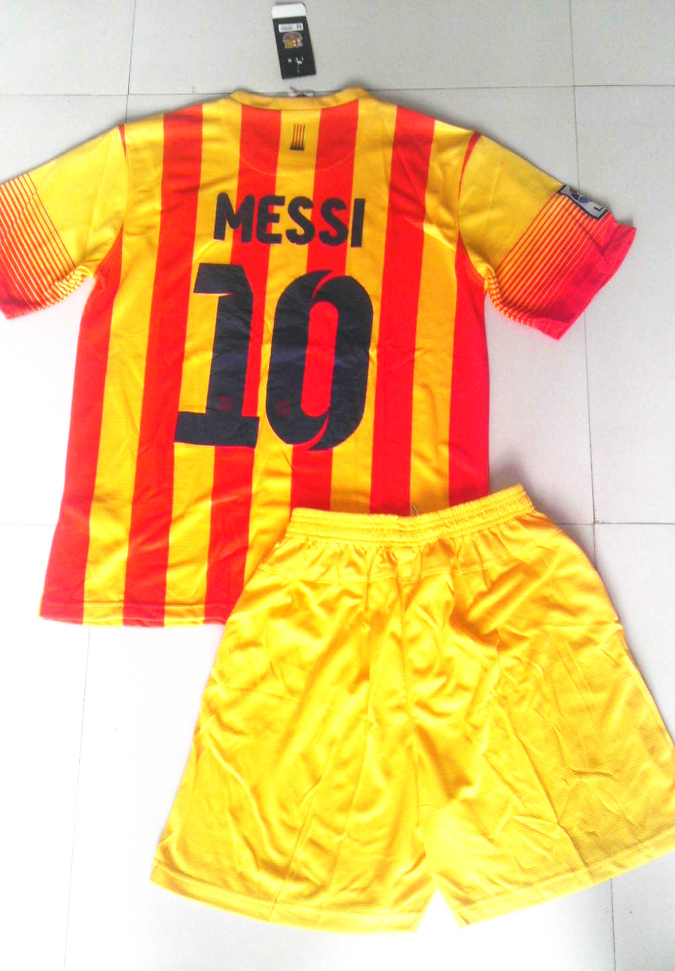 【库存现货 正品巴萨球衣13-14巴塞罗那足球服