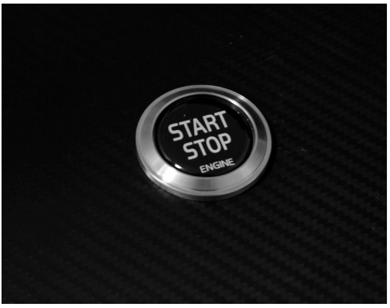 【一键启动装饰件 通用款改装件 316L金钢 红黑