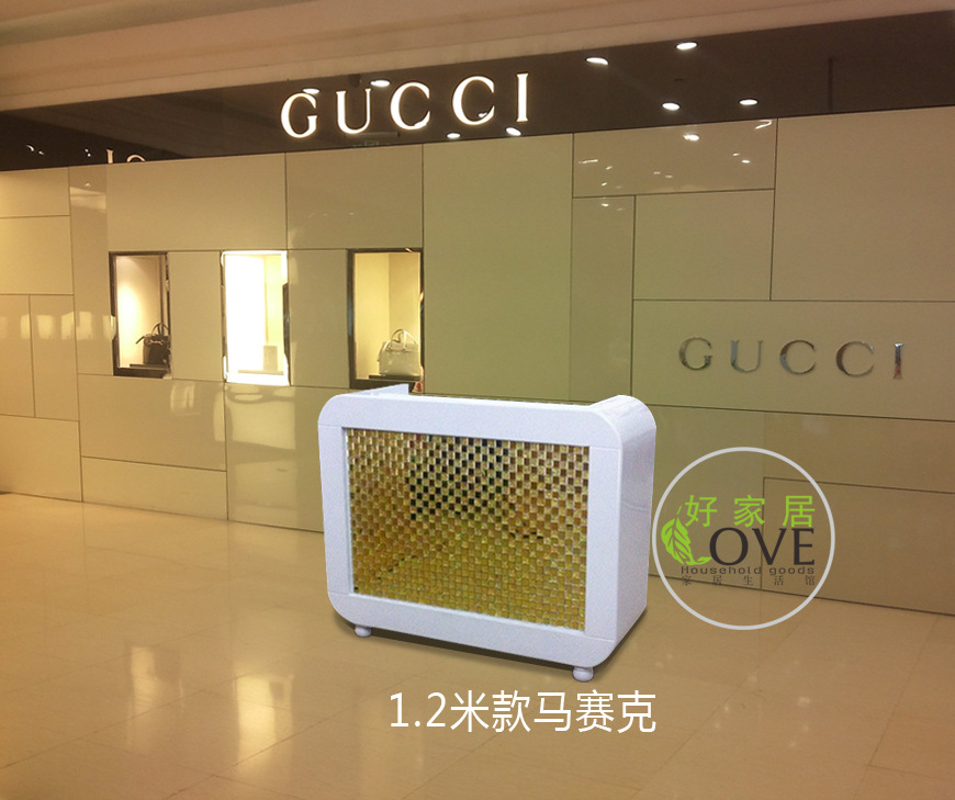 【1.2米包邮 厂家热销马赛克收银台柜台前台 吧