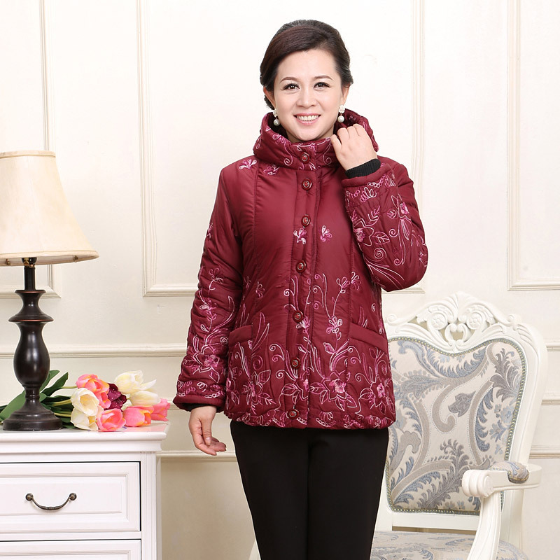 2013<em>冬装</em>新款中老年<em>棉衣</em> 老年人女装加厚<em>棉服</em>