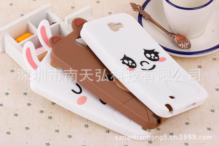 手机保护套-台湾潮牌 LINE APP公仔手机套 三