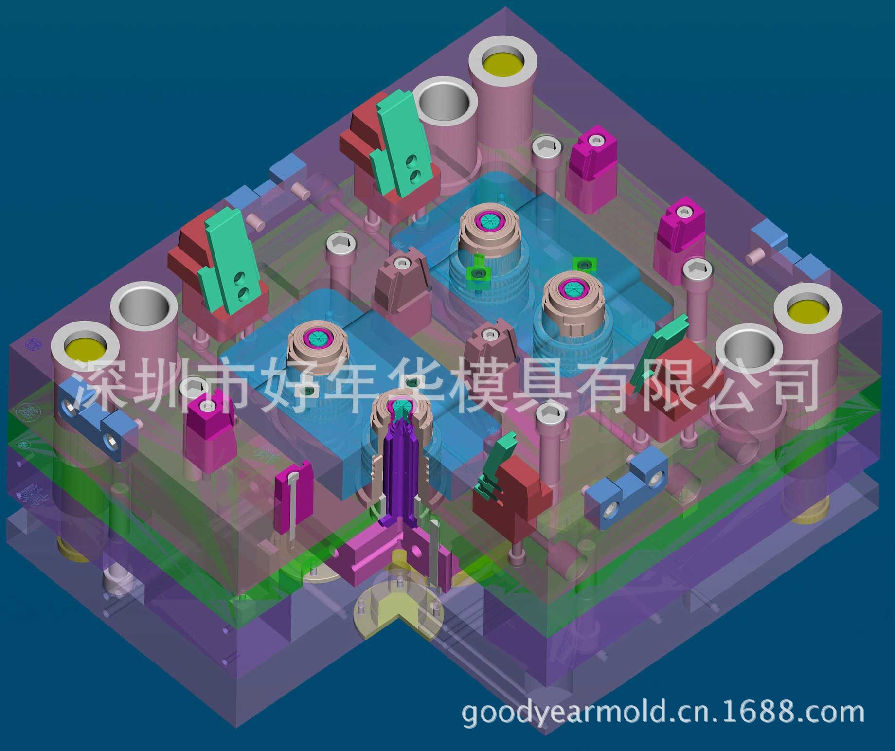 3D drawing precision mold GV-0