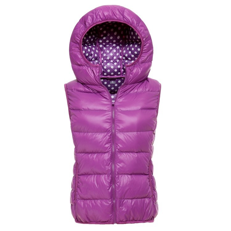 【优衣库/Uniqlo2013秋冬<em>轻薄连帽</em>圆点修身背