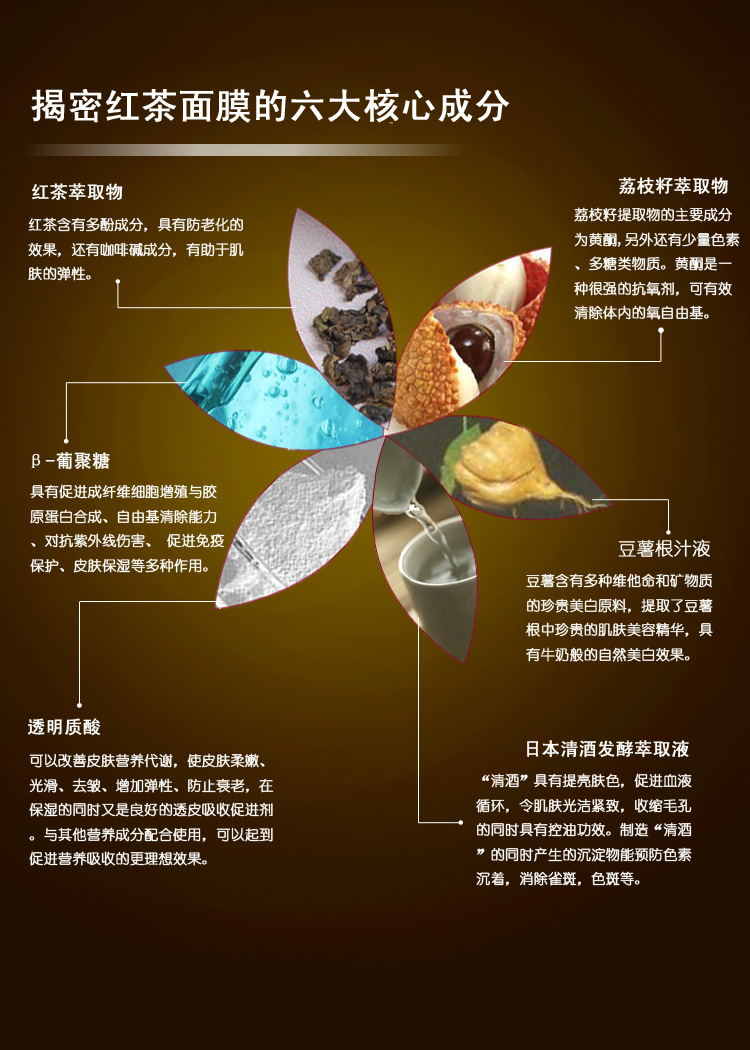 顏苛萊紅茶滋養活膚面膜4