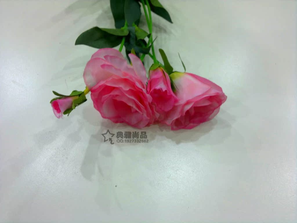 欧式高档仿真花批发绢花假花仿真植物淘宝龙胆花新版洋桔梗