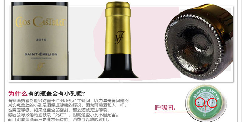 卡斯特罗法国红酒 波尔多原瓶进口干红葡萄酒 圣艾美侬aoc名庄