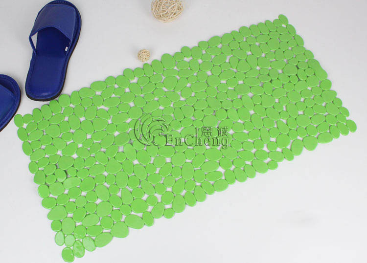 【佳洁利鹅卵石浴室防滑地垫 塑料PVC洗澡浴