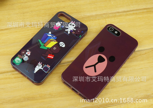 line iphone5 TPU套 (6)