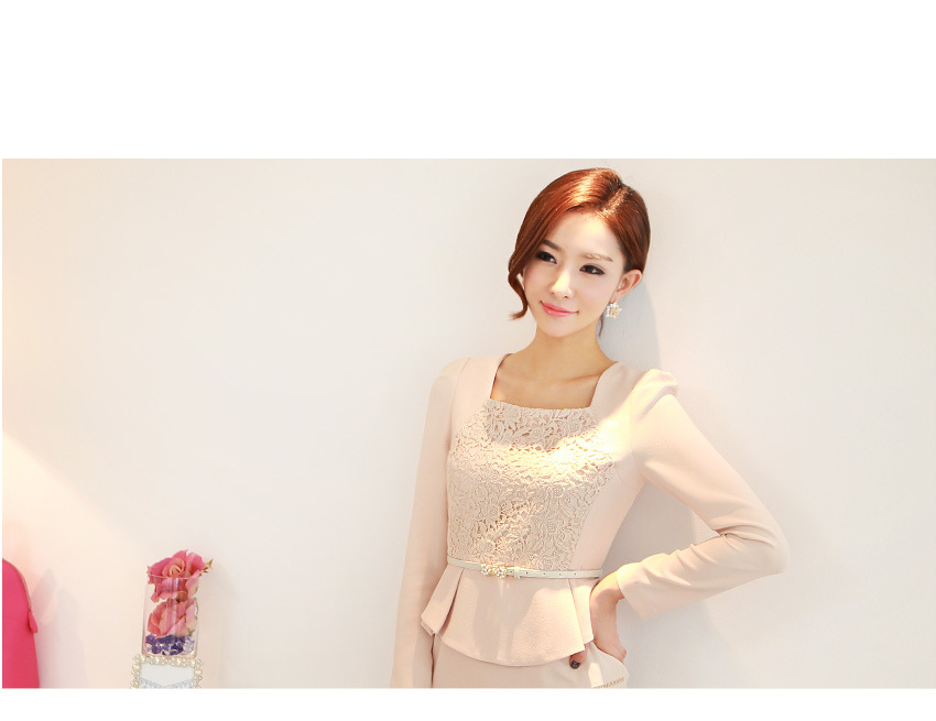 款秋装连衣裙韩版OL气质职业高端品质女装长