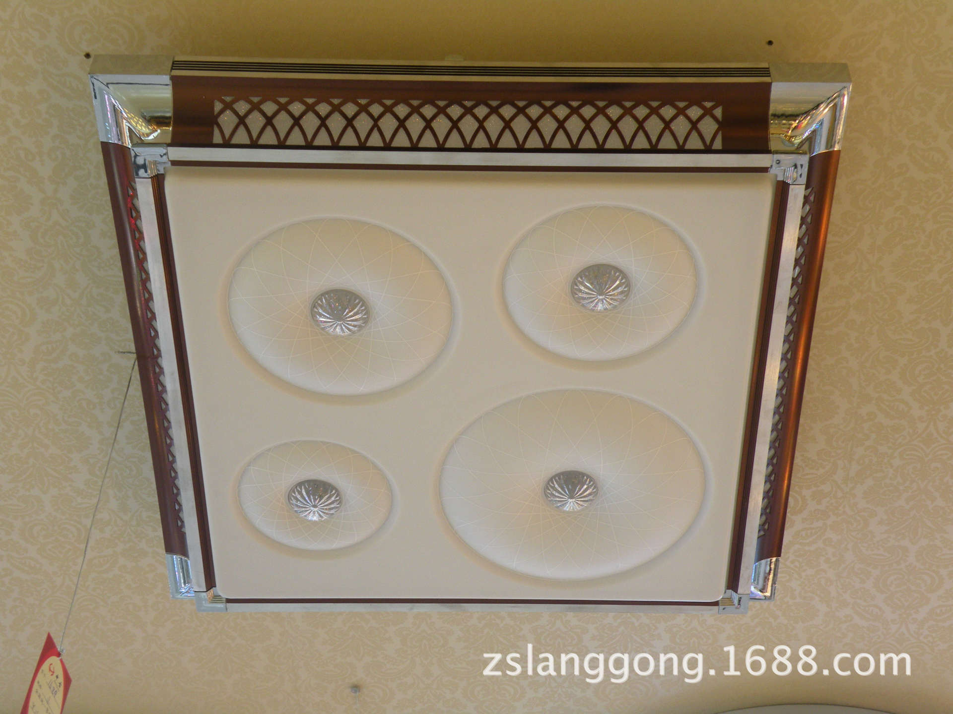 【古镇灯饰灯具厂家专业生产新款平板灯方形红