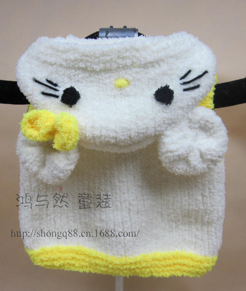 童毛衣-春季毛线<em>开衫外套</em> 男女童装<em>绒绒线</em>编织