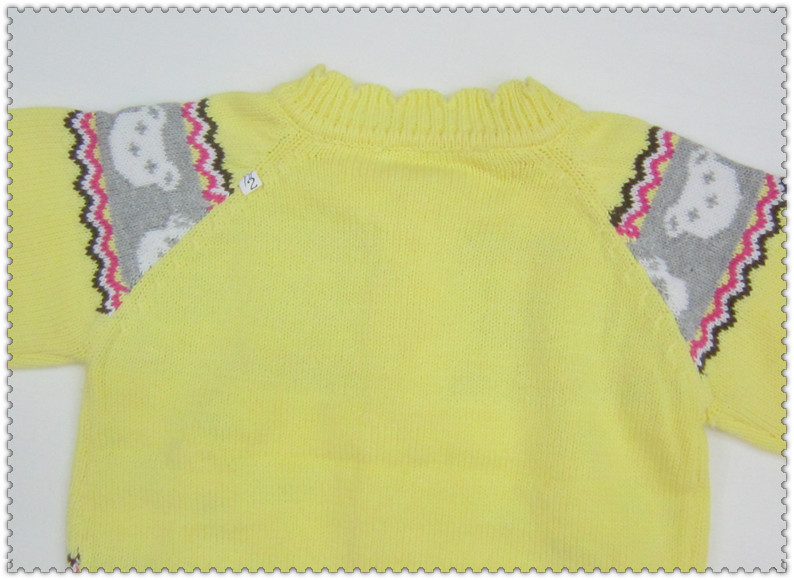 【2013年新款<em>女宝宝</em>开衫花点小熊头<em>图案</em>新生