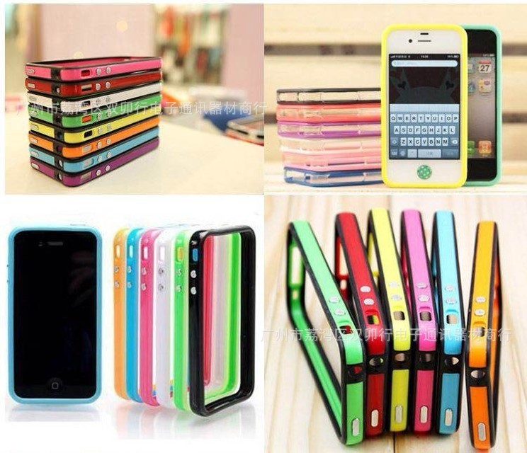 【带按键金属边框 手机信号圈 iPhone4G\/5G\/5