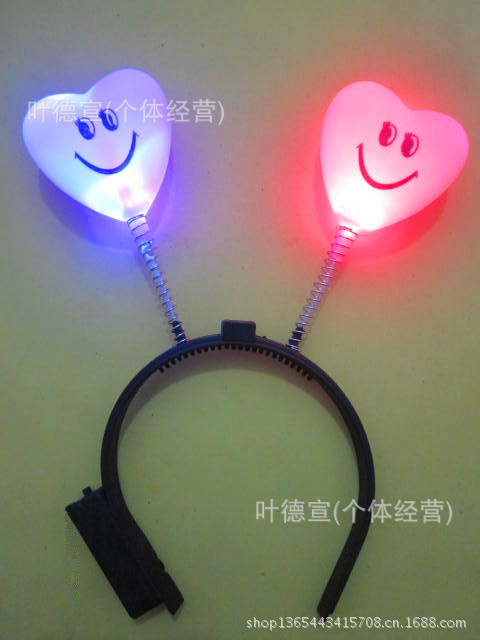 【闪光桃心 闪光五角星闪光爱心 公园热销品 厂