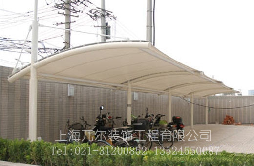 车棚 车棚定做 膜结构车棚