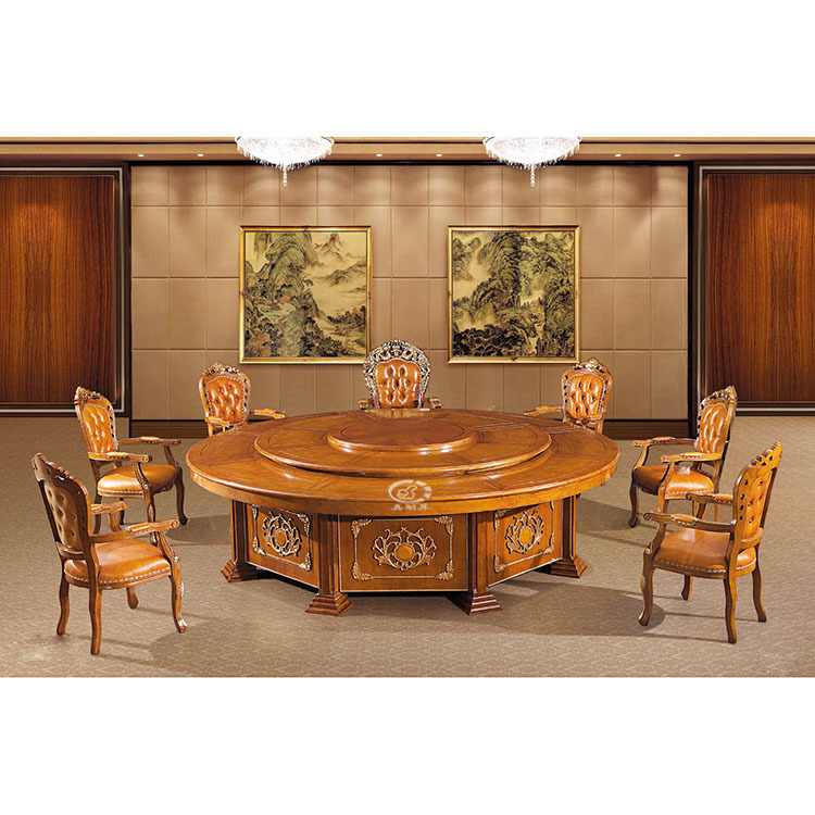 饭店电动餐桌，酒店自动餐桌--欧式平板B版