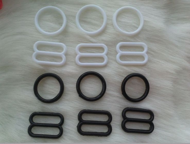 【黑色现货】供应<em>尼龙</em>环保内径8MM<em>文胸</em>调节